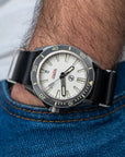Black Nylon Military Watch Strap - Two Stitch Straps