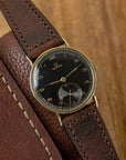Box-Stitch Cacao Brown Leather Watch Strap - Two Stitch Straps