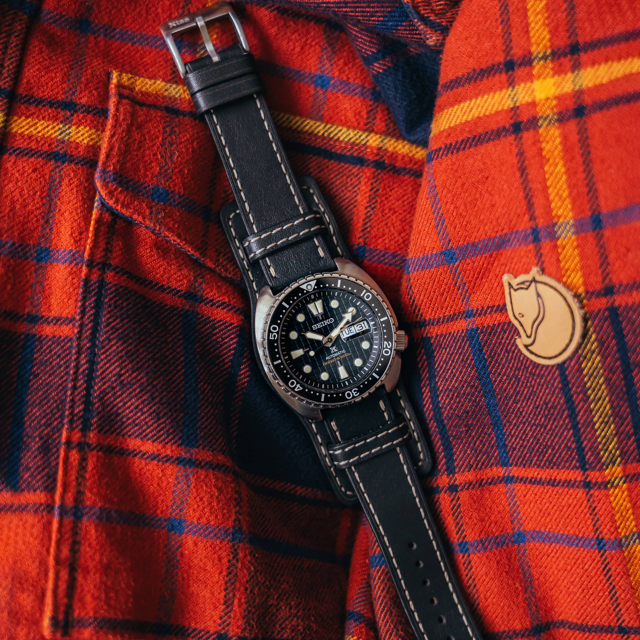 Bund Customizable Leather Watch Strap