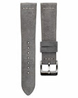 Cross-Stitch Light Grey Reversed Leather Watch Strap - Two Stitch Straps