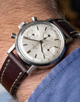 Full-Stitch Burgundy Shell Cordovan Leather Watch Strap - Two Stitch Straps
