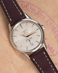 Full-Stitch Burgundy Shell Cordovan Leather Watch Strap