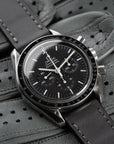 Full-Stitch Elephant Grey Leather Watch Strap - Two Stitch Straps