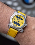 Full-Stitch Limone Leather Watch Strap