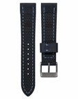 Full-Stitch Midnight Blue Watch Strap - Two Stitch Straps