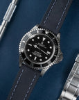 Full-Stitch Midnight Blue Watch Strap - Two Stitch Straps