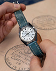 Full-Stitch Oasis Shell Cordovan Leather Watch Strap LE