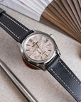 Full-Stitch Petrol Blue Shell Cordovan Leather Watch Strap - Two Stitch Straps
