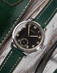 Full-Stitch Pine Green Leather Watch Strap - Two Stitch Straps