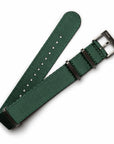 Green Nylon Military Watch Strap - Two Stitch Straps