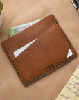 Leather Card Holder - Two Stitch Straps