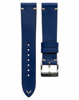 Two-Stitch Cobalt Blue Leather Watch Strap - Two Stitch Straps