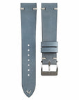 Two-Stitch Seafoam Blue Leather Watch Strap - Two Stitch Straps