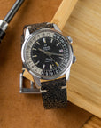 Two-Stitch Vintage Black Leather Watch Strap - Two Stitch Straps