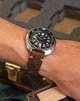 Two-Stitch Vintage Buffalo Leather Watch Strap - Two Stitch Straps