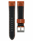 Full-Stitch Diablo Distressed Watch Strap - Two Stitch Straps