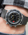 Full-Stitch Elephant Grey Leather Watch Strap - Two Stitch Straps