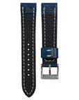 Full-Stitch Indigo Watch Strap - Two Stitch Straps