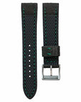Full-Stitch Loden Distressed Watch Strap - Two Stitch Straps
