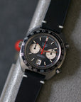 Two-Stitch Black Leather Watch Strap - Two Stitch Straps