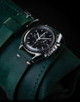 Two-Stitch Forest Green Leather Watch Strap - Two Stitch Straps
