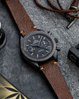 Two-Stitch Vintage Cognac Leather Watch Strap - Two Stitch Straps