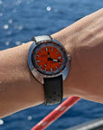 Black Tropical Rubber Strap