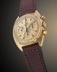 Box-Stitch Cacao Brown Leather Watch Strap