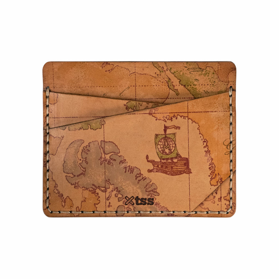 Explorer Leather Card Holder Limited Edition - Two Stitch Straps