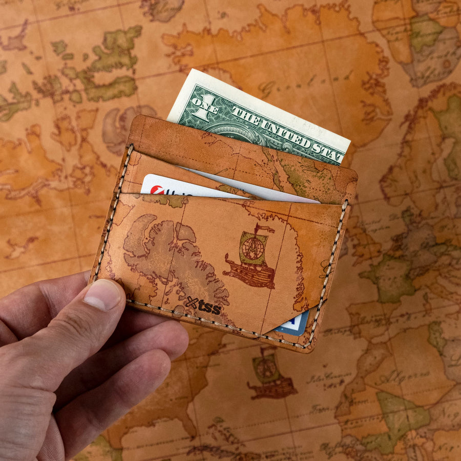 Explorer Leather Card Holder Limited Edition - Two Stitch Straps