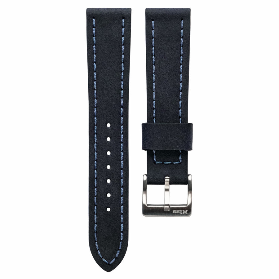 Full-Stitch Midnight Blue Watch Strap