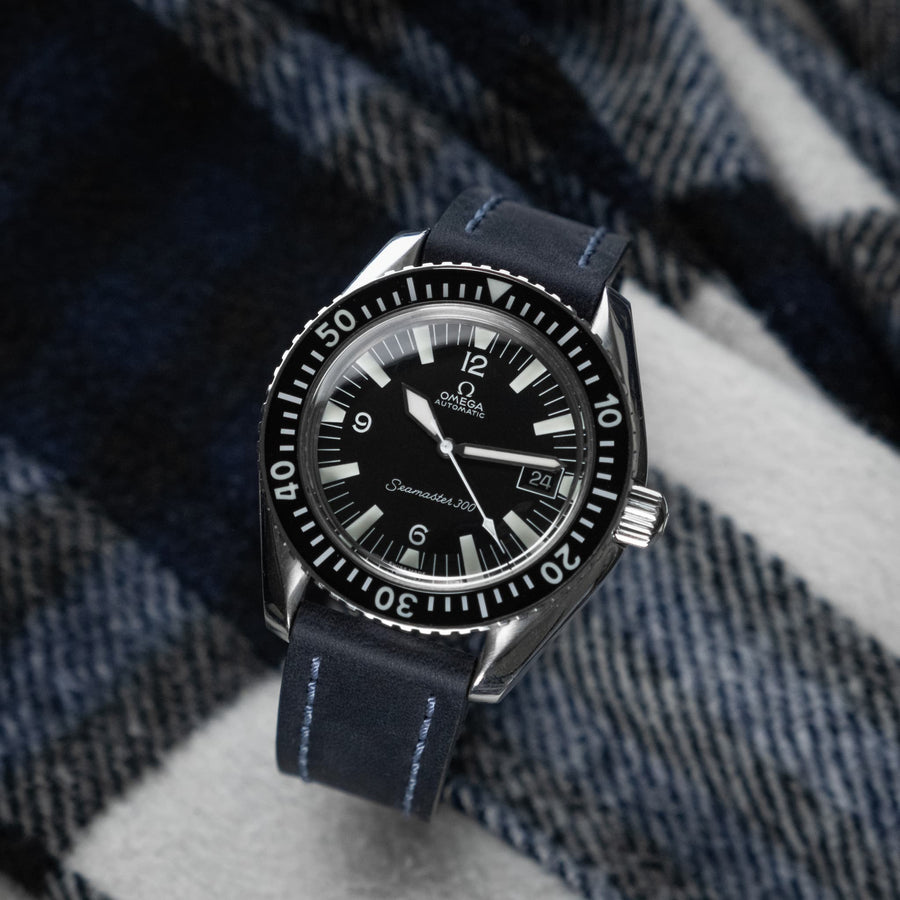 Full-Stitch Midnight Blue Watch Strap