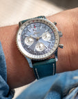 Full-Stitch Oasis Shell Cordovan Leather Watch Strap LE