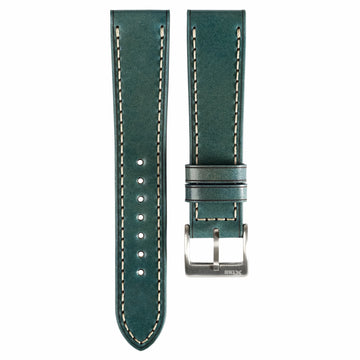 Full-Stitch Oasis Shell Cordovan Leather Watch Strap LE - Two Stitch Straps