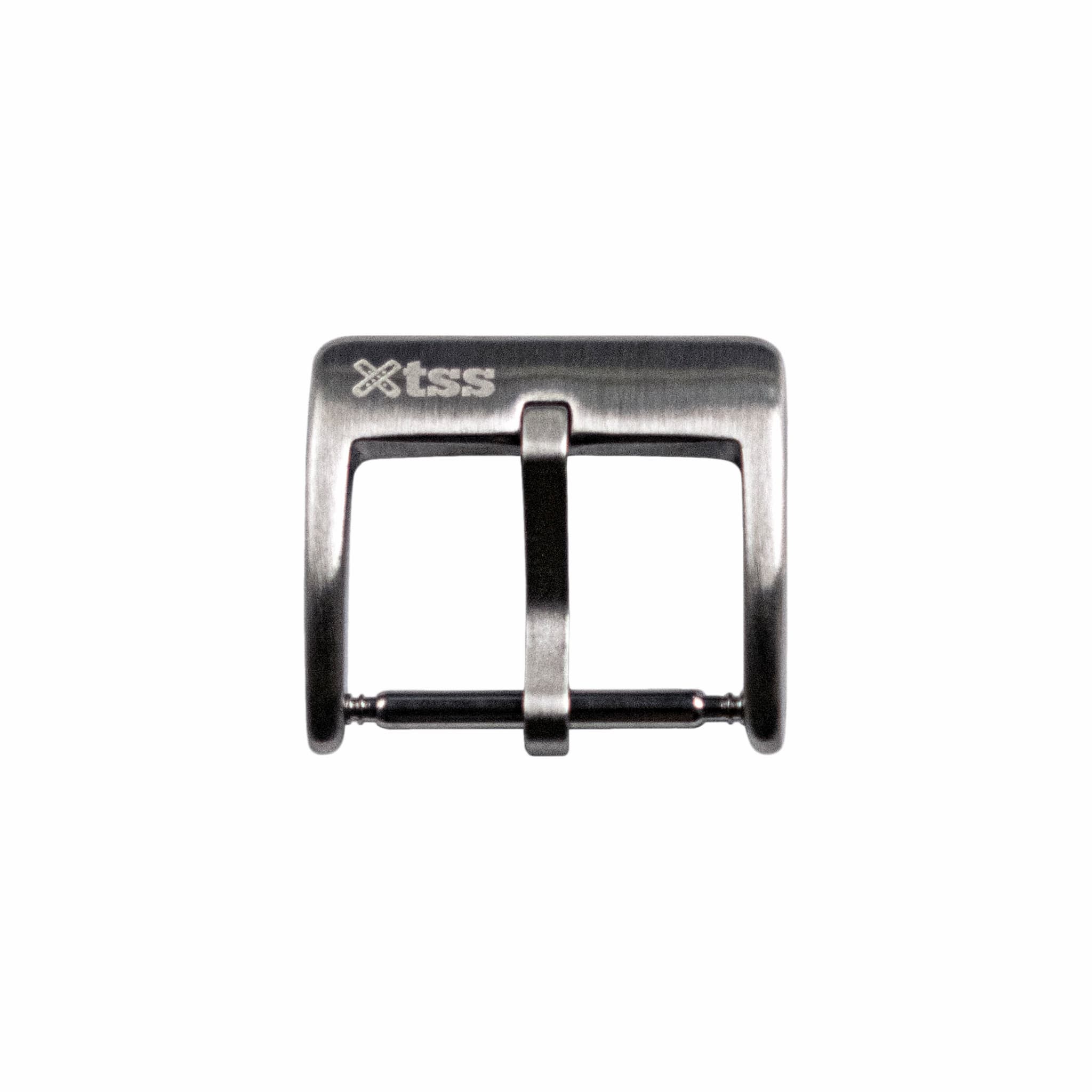 Signature Brushed Buckle - Two Stitch Straps