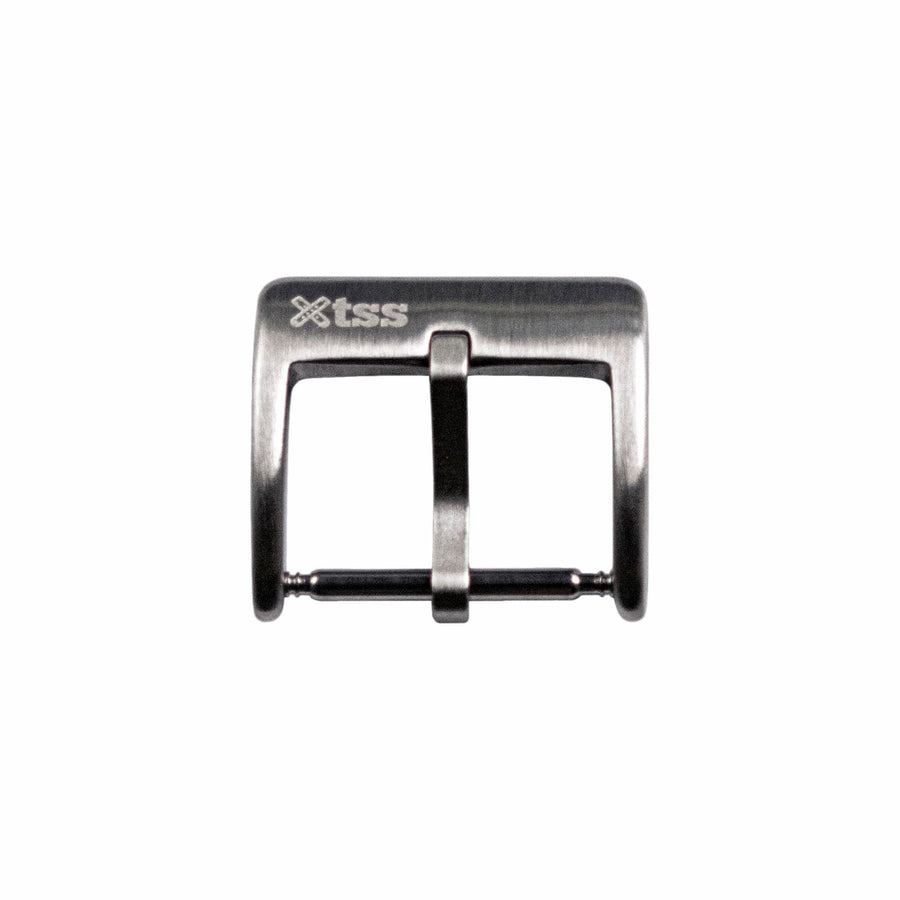 Signature Brushed Buckle - Two Stitch Straps
