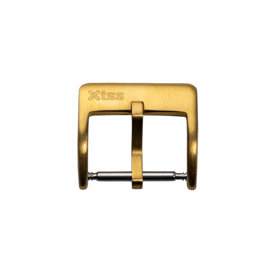 Signature Gold PVD Buckle - Two Stitch Straps