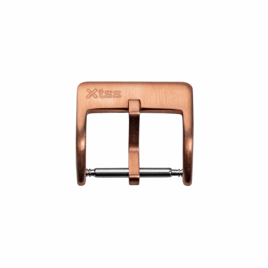 Signature Rose Gold/Bronze PVD Buckle - Two Stitch Straps
