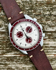 Cross-Stitch Honey Leather Watch Strap DEV