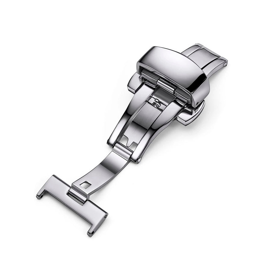 Folding clasp watch strap clearance