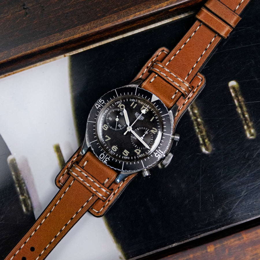 Bund Customizable Leather Watch Strap - Two Stitch Straps