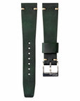 Two-Stitch Forest Green Leather Watch Strap - Two Stitch Straps