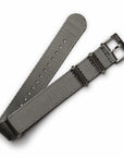 Grey Nylon NATO Watch Strap - Two Stitch Straps