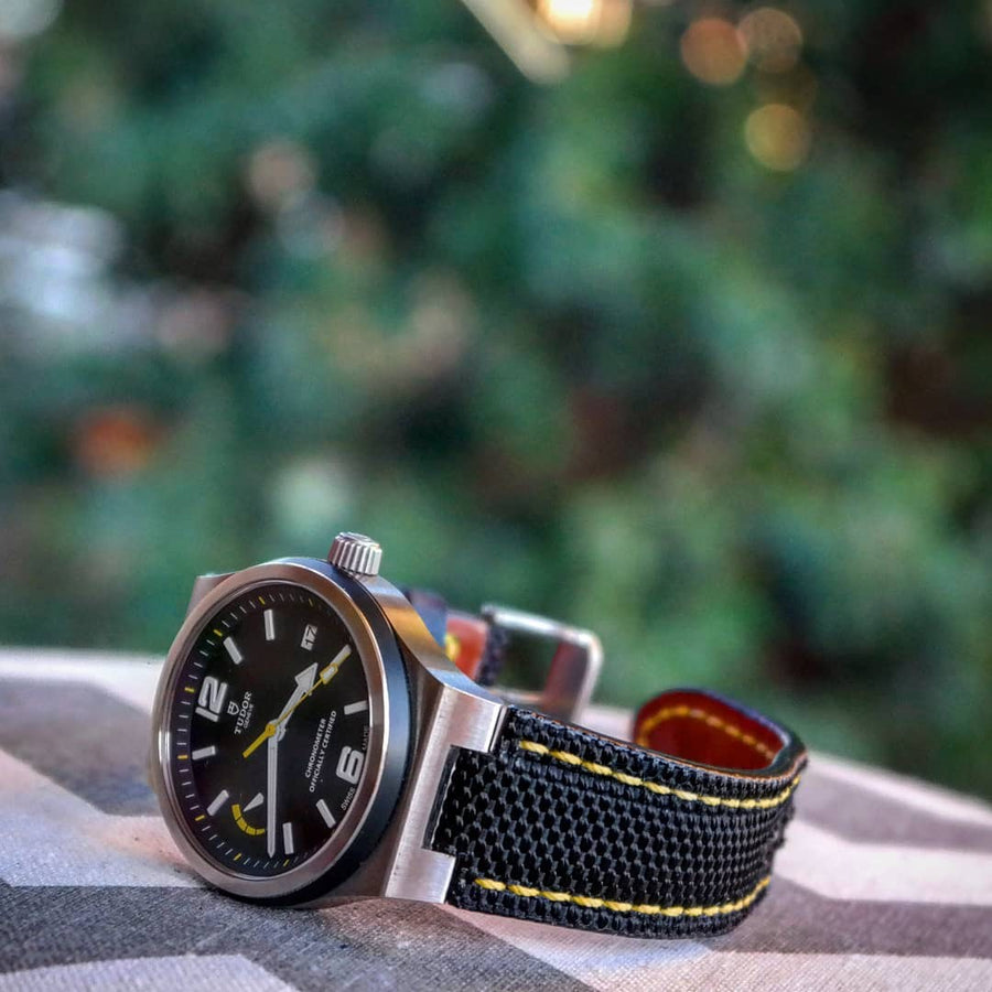 Tudor North Flag Customizable Watch Strap - Two Stitch Straps