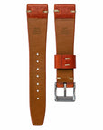 Two-Stitch Diablo Orange Leather Watch Strap - Two Stitch Straps