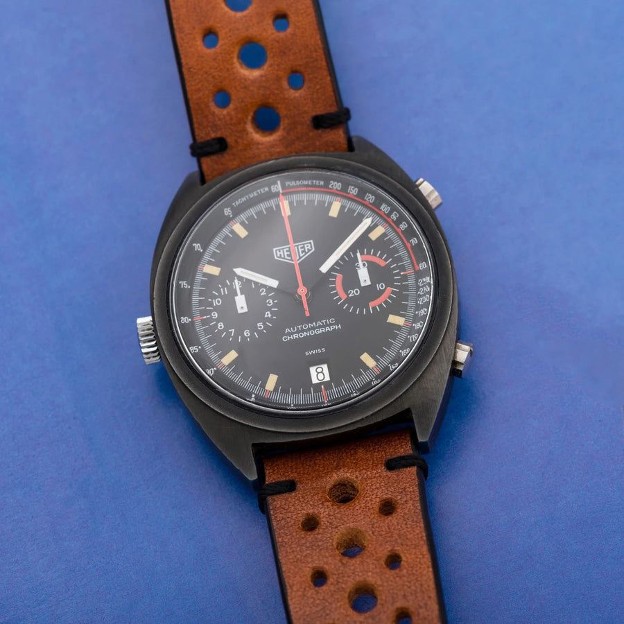 Two-Stitch Racing Honey Leather Watch Strap - Two Stitch Straps