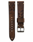 Two-Stitch Vintage Oak Leather Watch Strap - Two Stitch Straps
